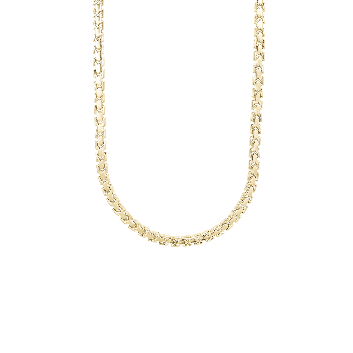 Halskæde, 8kt, Lænke 45cm