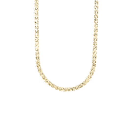 Halskæde, 8kt, Lænke 45cm