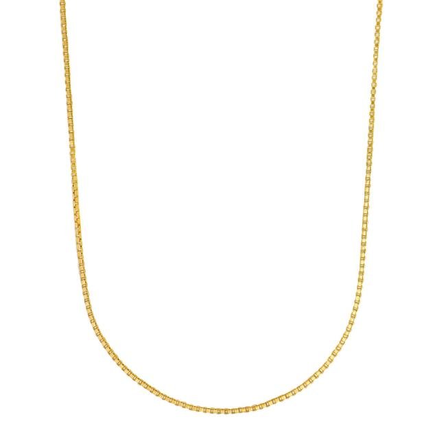 Halskæde 9 karat guld, venezia 1,0 - 42 cm - Urma.dk