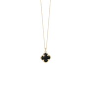 Halskæde Clover black Onyx