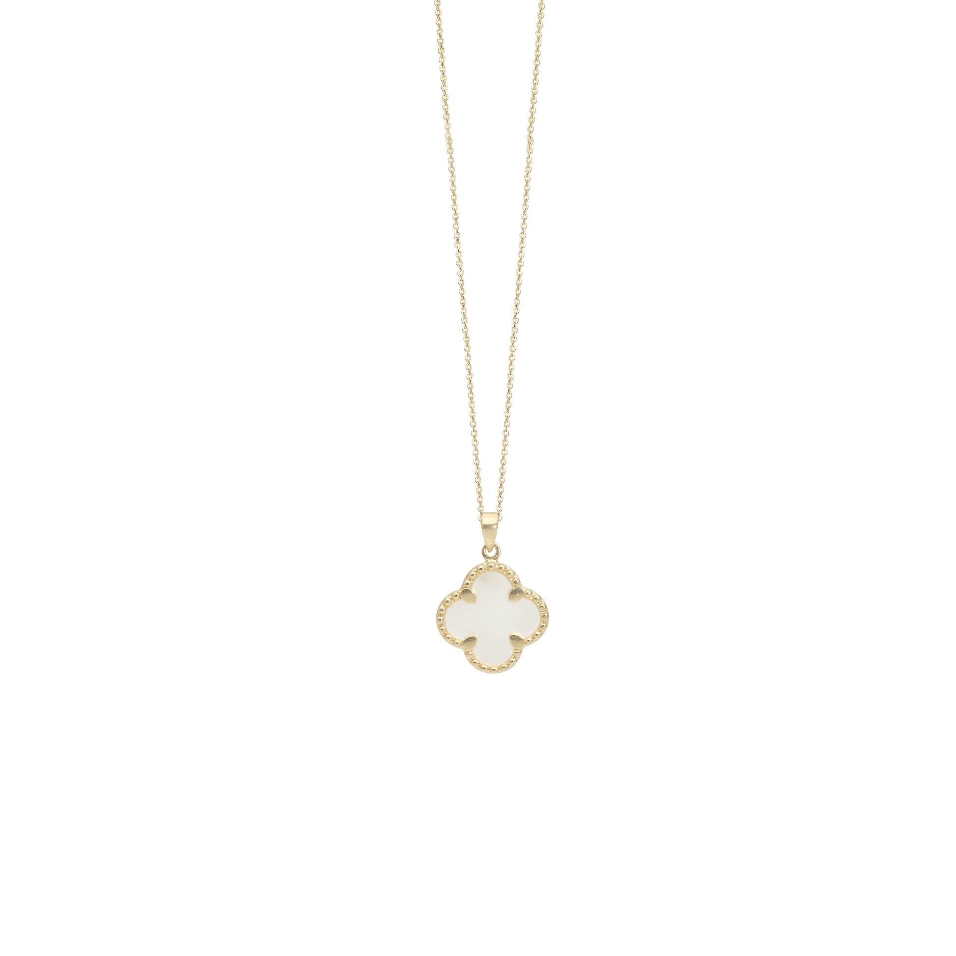 Halskæde Clover Mother of Pearl