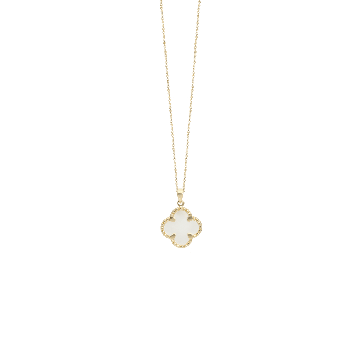 Halskæde Clover Mother of Pearl