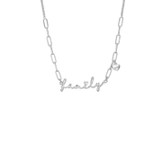 Halskæde, Family, sølv, 45 cm