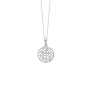 Halskæde, Harlekin, 16 cz, sølv