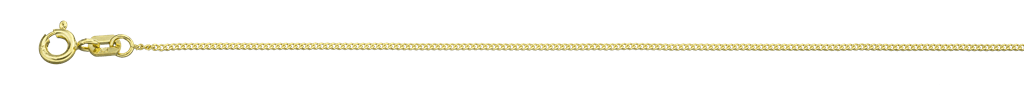 Halskæde i 14 karat guld, panser 1,20 mm - Urma.dk