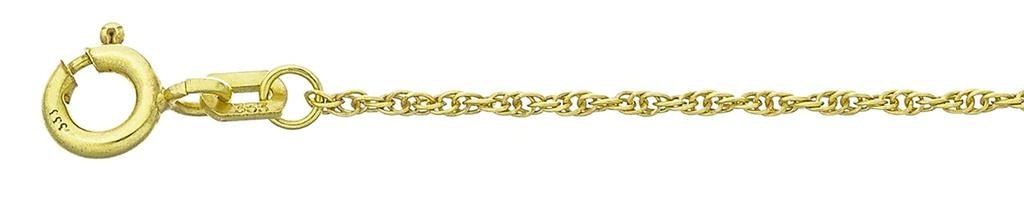 Halskæde i 8 karat guld, dobbelt ankerkæde 1,20 mm - Urma.dk