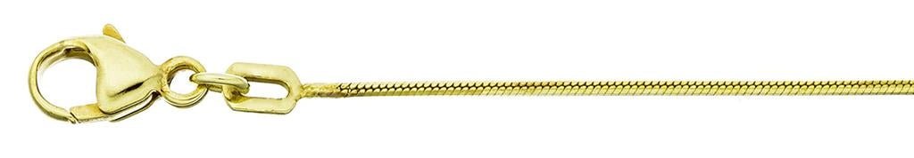 Halskæde i 8 karat guld, Slangekæde 0,80 m - Urma.dk