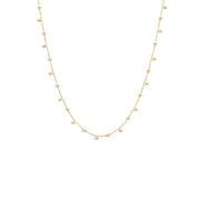 Halskæde Kugler, forg, 40+5 cm - Urma.dk