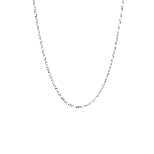 Halskæde, Led, sølv, 55 cm