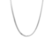 Halskæde, Panzer, sølv, 45cm
