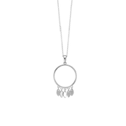 Halskæde sølv, Dancing leafs
