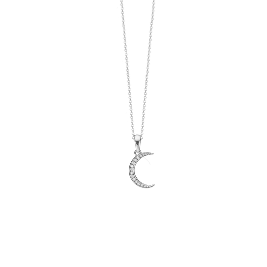 Halskæde sølv, Moon
