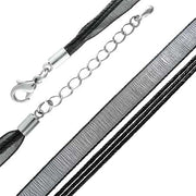 Halskæde sort 3SCNK005