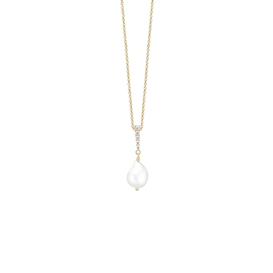 Halskæde, Sparkling Pearls, forg. - Urma.dk