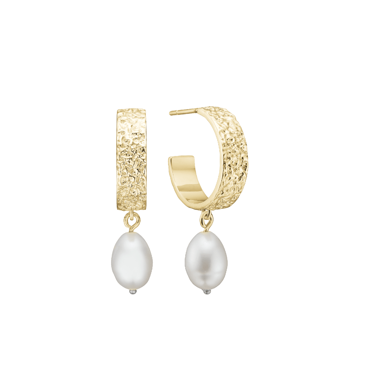 Halvcreol Ferskvandsperle, 18mm,forg sø - Urma.dk