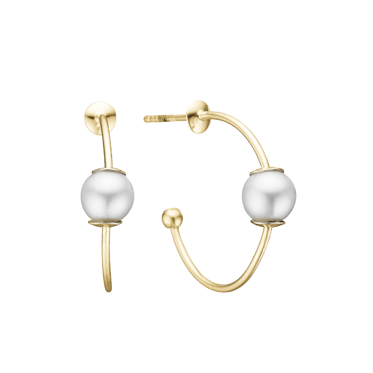 Halvcreol m/ferskvandsperle, 23mm forg s - Urma.dk