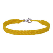 Håndflettet armbånd 16+0,5cm TIML Gul - Urma.dk