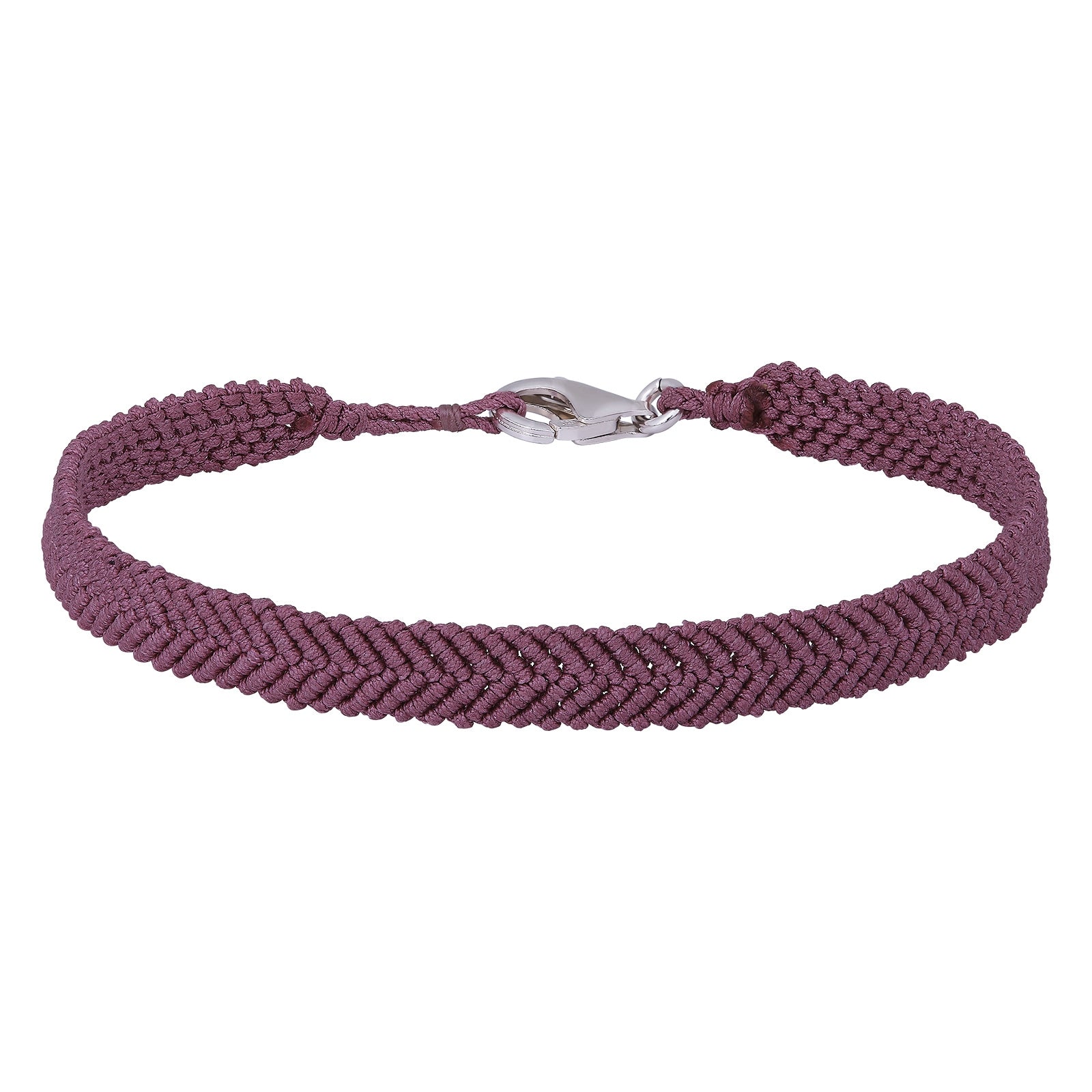 Håndflettet armbånd 16+0,5cm TIML rose - Urma.dk