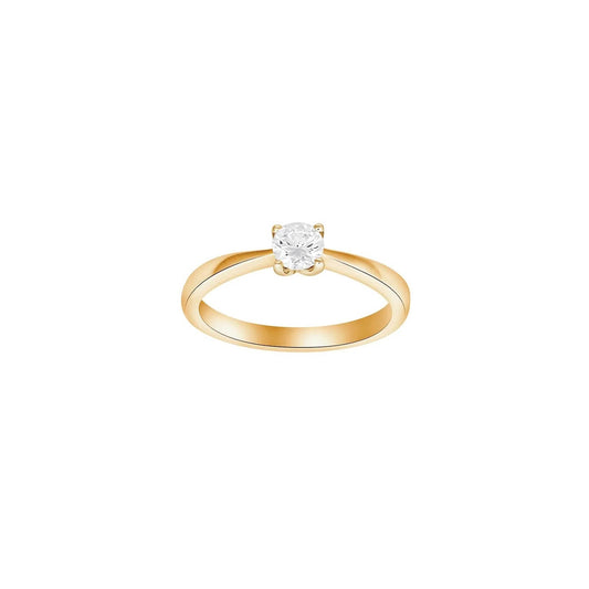 HEART 14kt. guldring m/dia. 0.40ct W/SI - Urma.dk