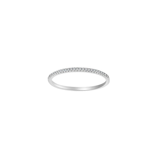 HEART 14kt. hvidguldsalliancering dia0.05ct W/SI - Urma.dk