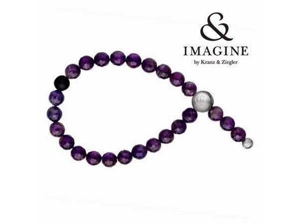 imagine armbånd med ametyst - Urma.dk