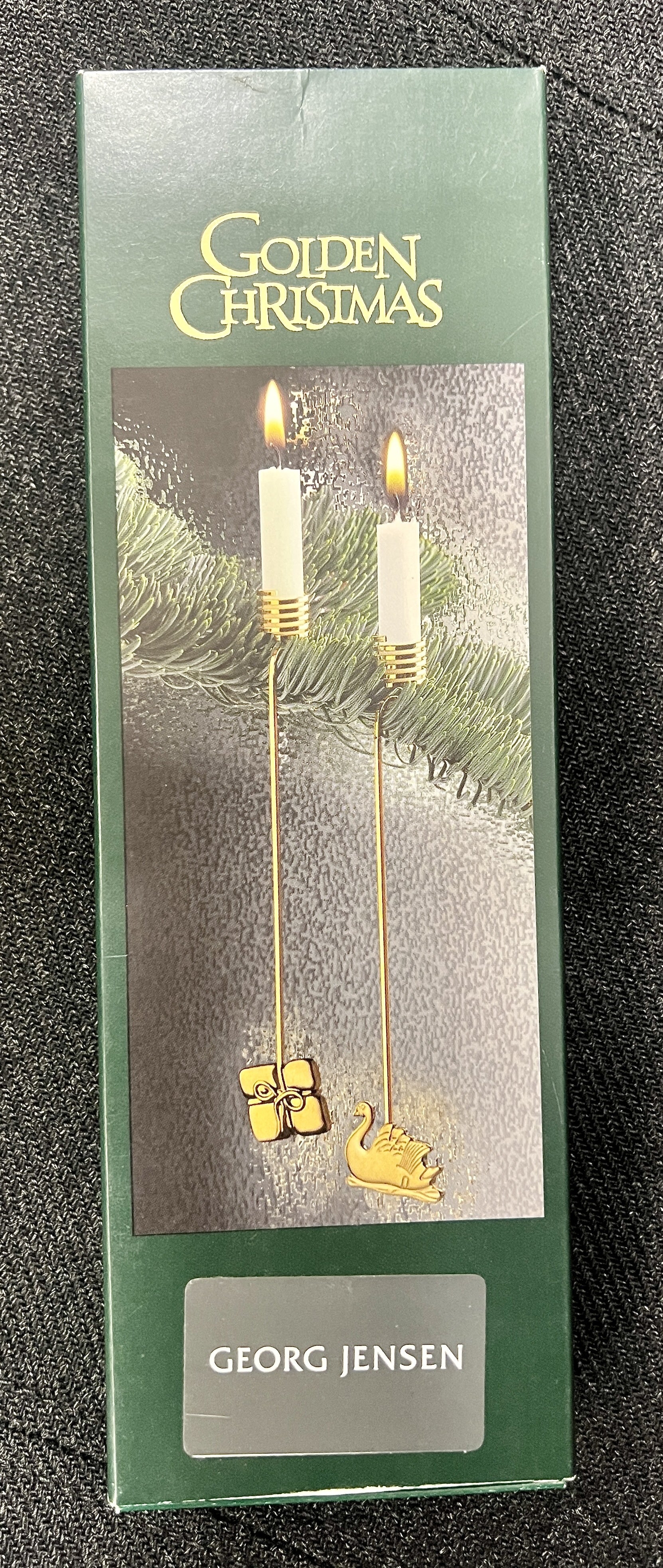 Georg Jensen lyseholdere 2000 - sæt - Svane og Gave