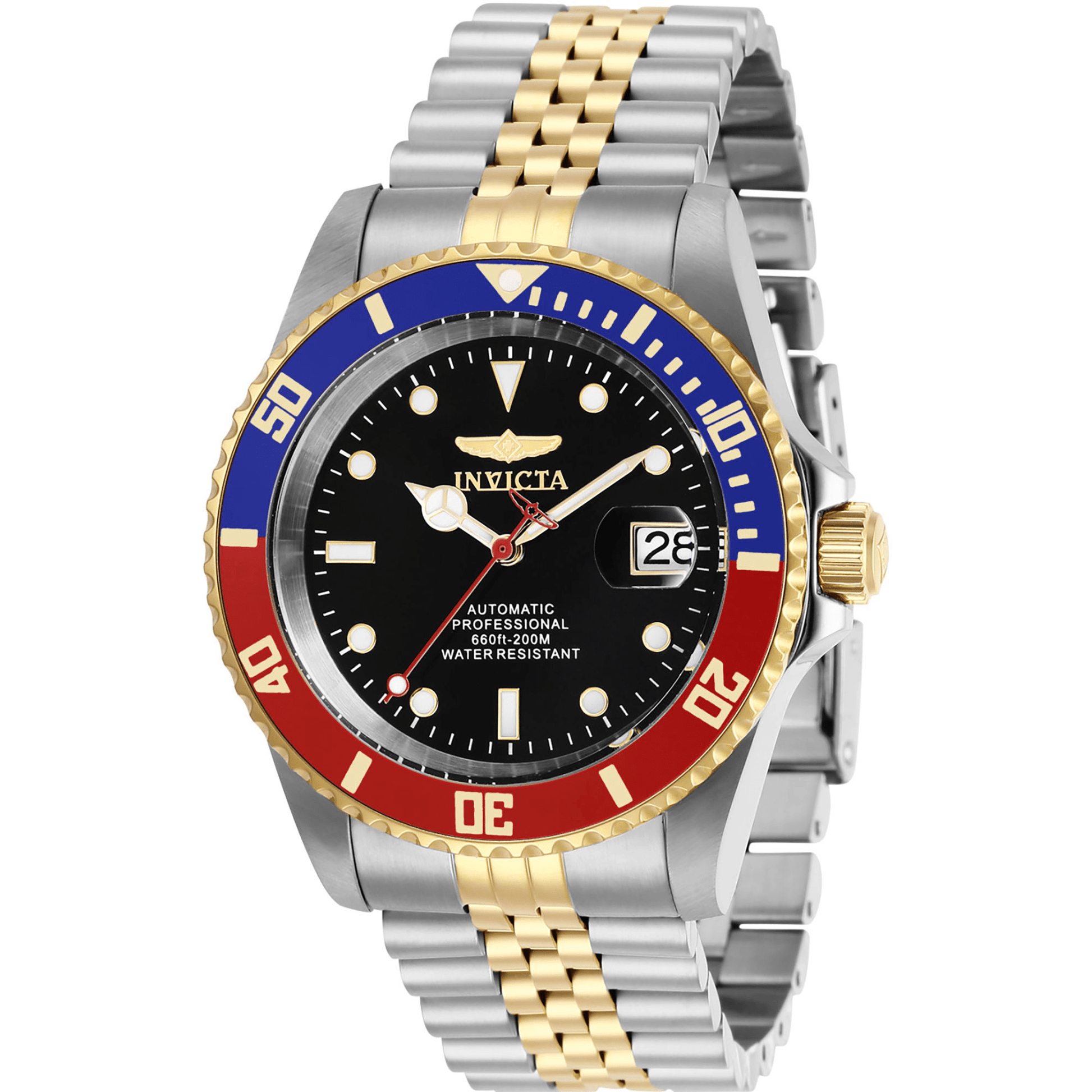 Invicta Herre Sølv/Gold Automatisk Ur 29180 - Urma.dk