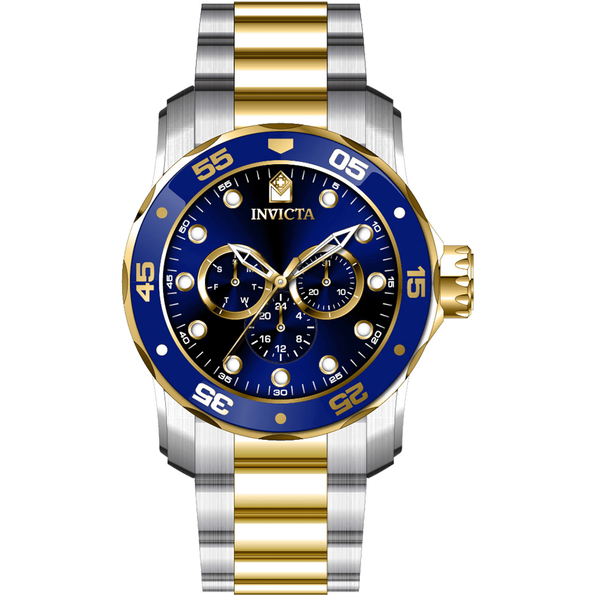 Invicta Quartz Herre Blå Ur Analog 45724 - Urma.dk