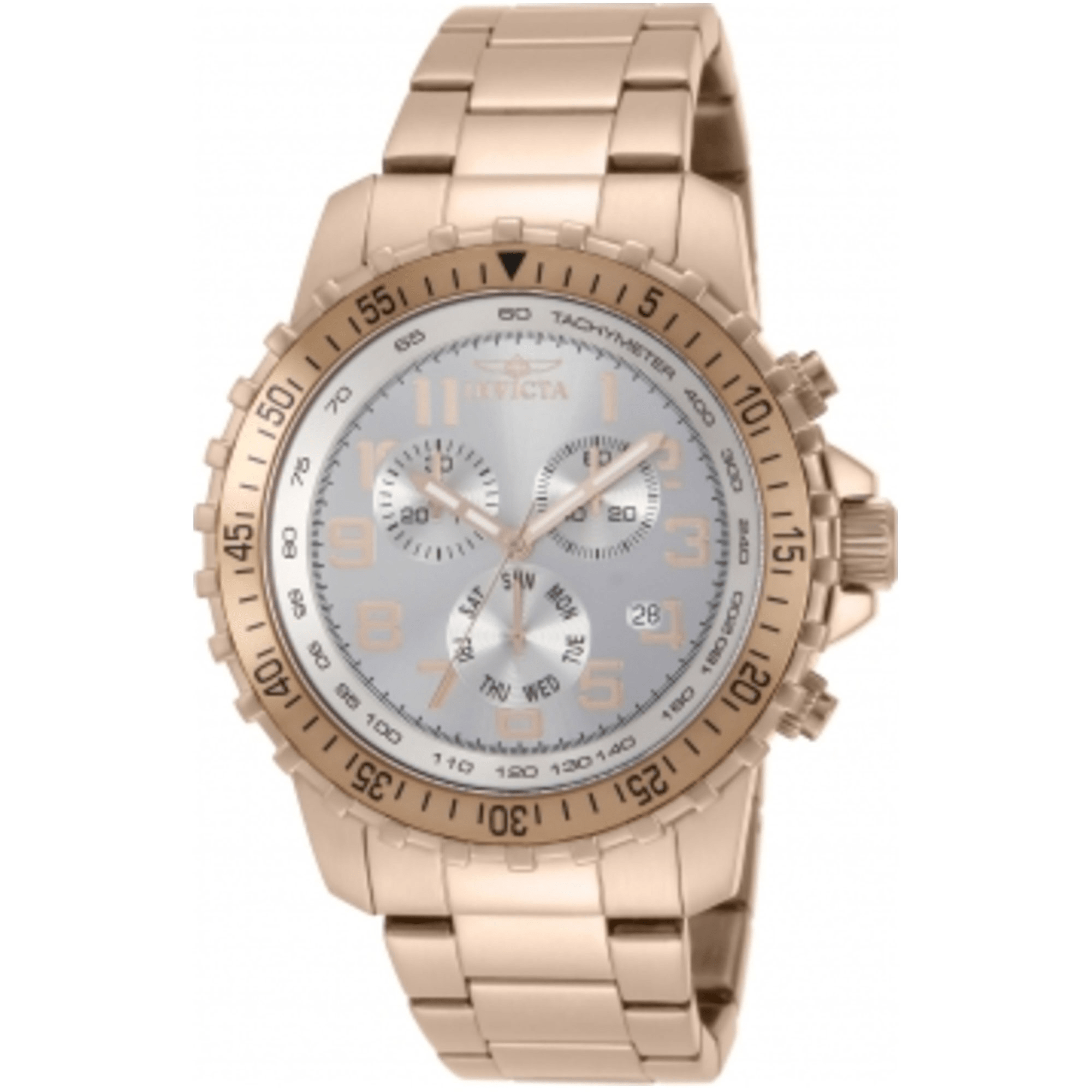 Invicta Quartz Herre Rose Gold Kronograf Ur 11368 - Urma.dk