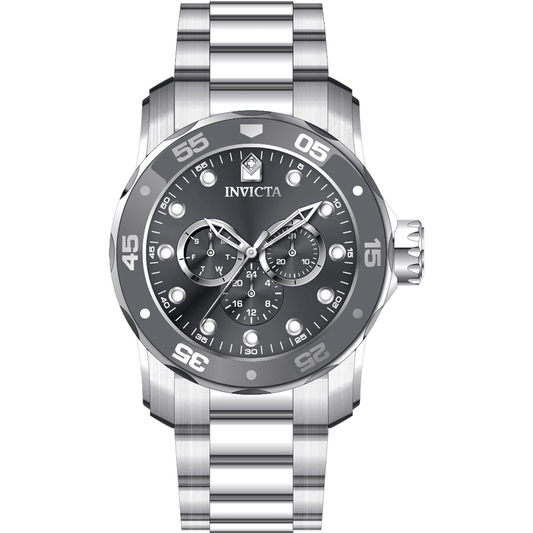 Invicta Quartz Herre Sølvgrå Ur Analog 45723 - Urma.dk