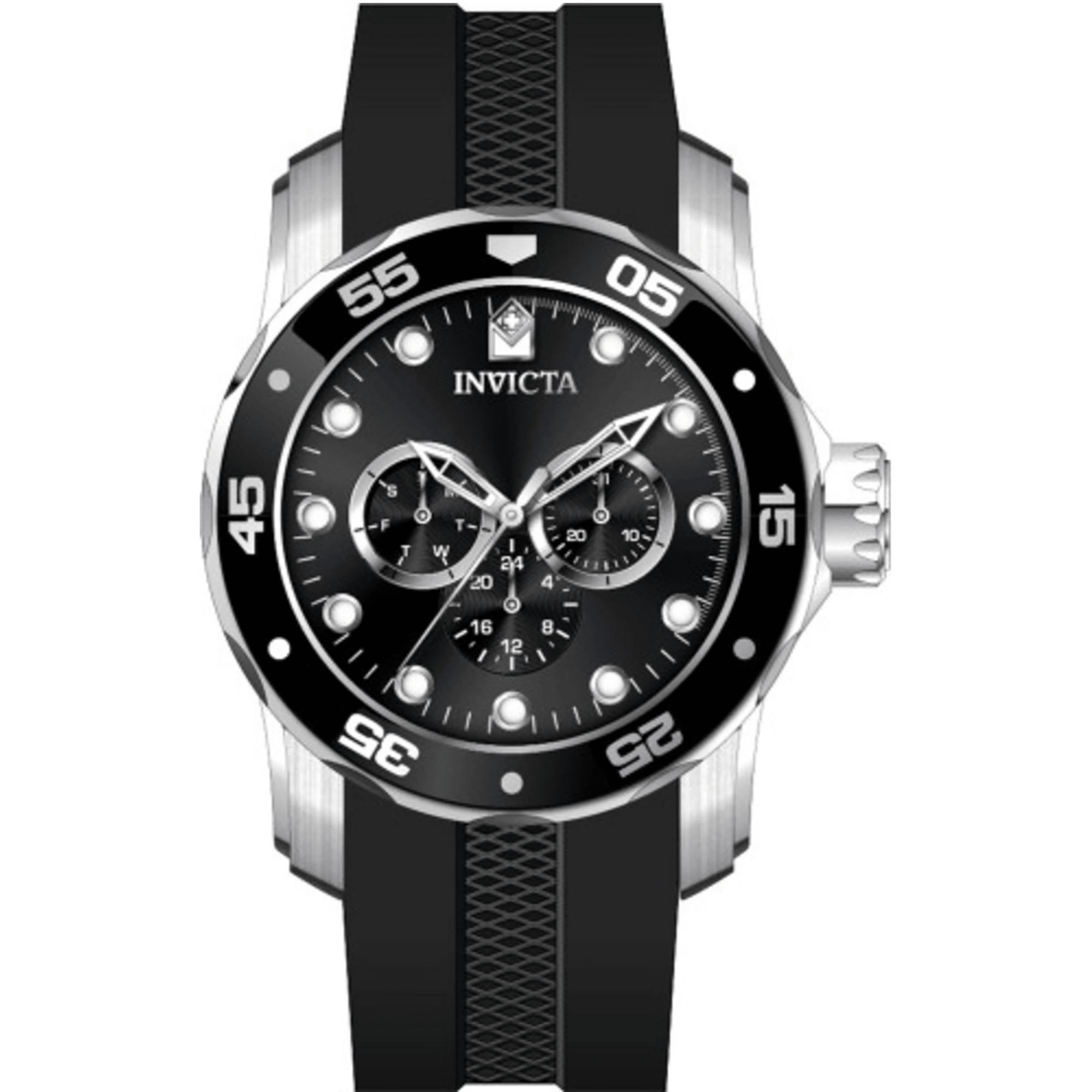 Invicta Quartz Herre Sort Ur Analog 45721 - Urma.dk
