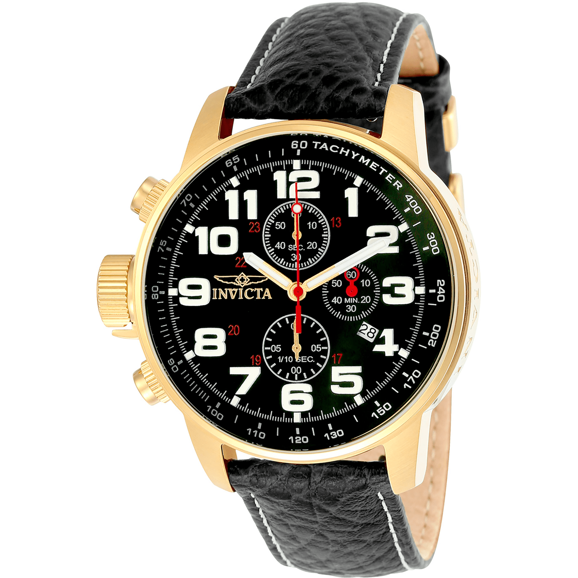 Invicta Quartz Herre Sort Ur Kronograf 3330 - Urma.dk
