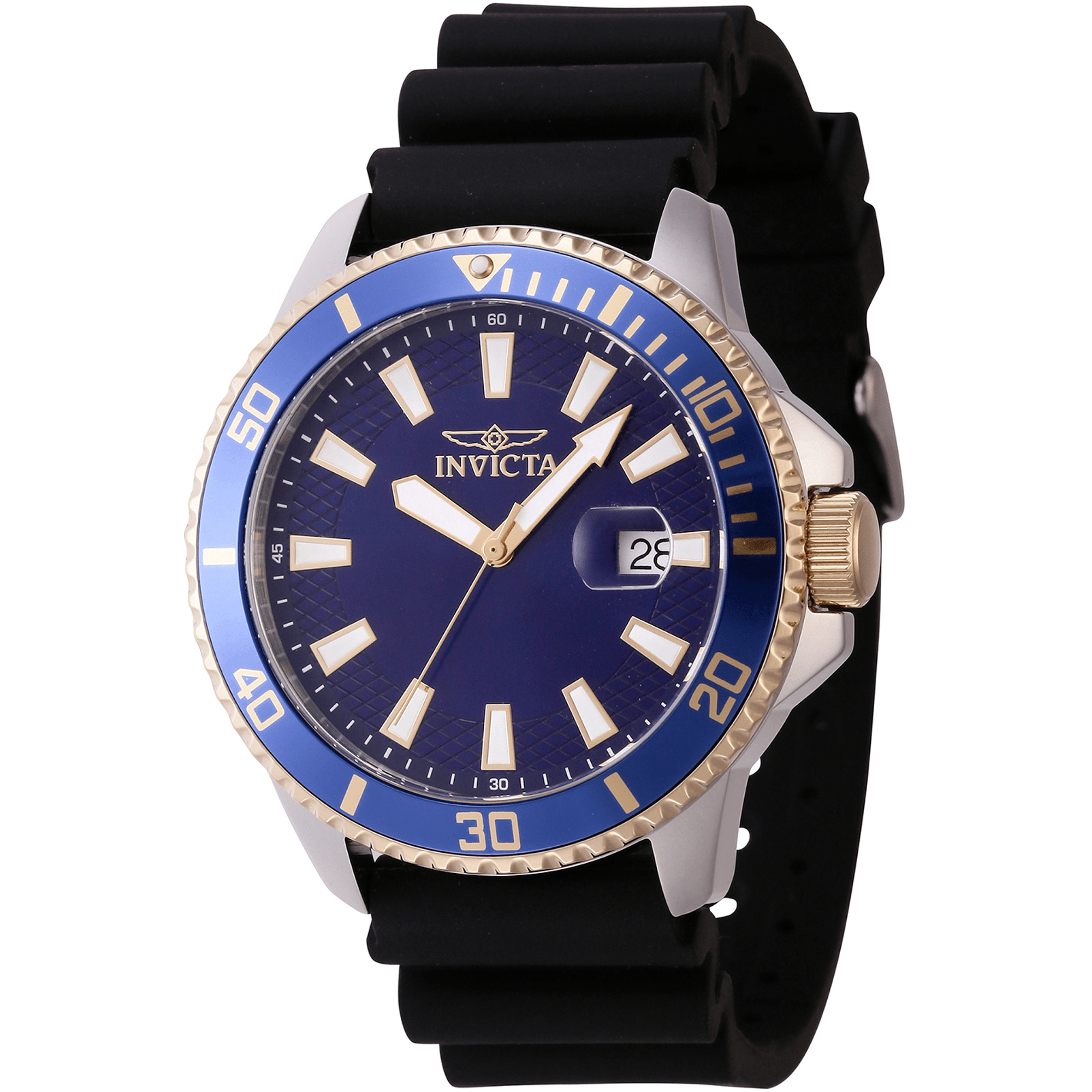 Invicta Quartz Herreur Blå Analog Ur 46133 - Urma.dk
