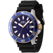 Invicta Quartz Herreur Blå/Sort/Sølv Ur 46092 - Urma.dk
