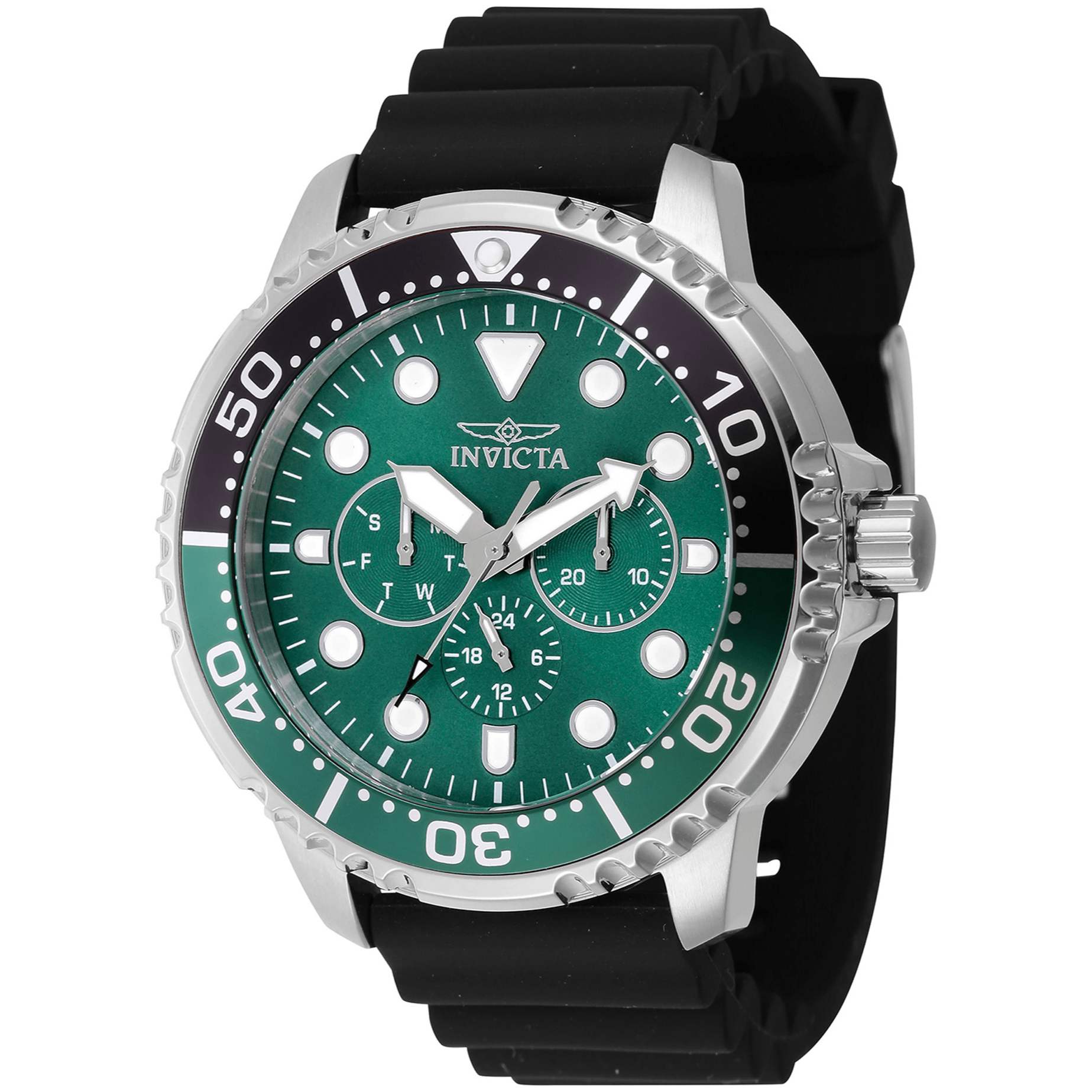 Invicta Quartz Herreur Grøn Analog Ur 47232 - Urma.dk