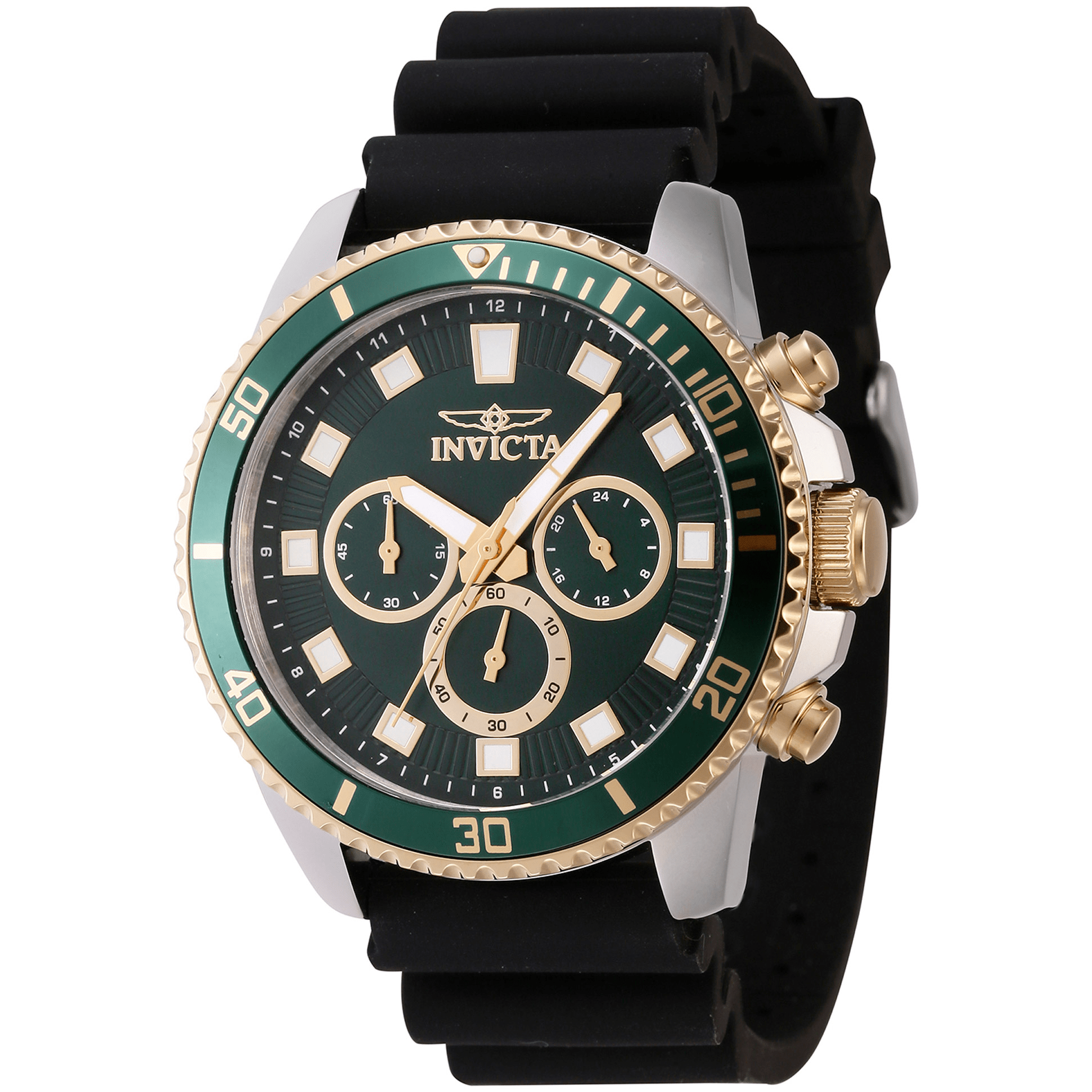 Invicta Quartz Herreur Grøn Chronograph Ur 46127 - Urma.dk