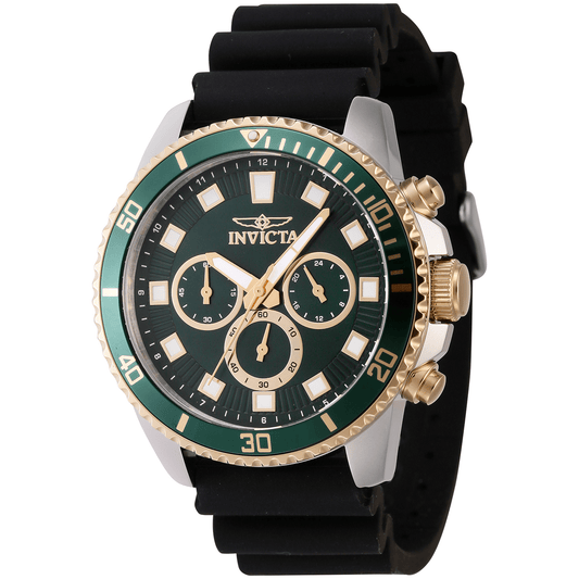 Invicta Quartz Herreur Grøn Chronograph Ur 46127 - Urma.dk