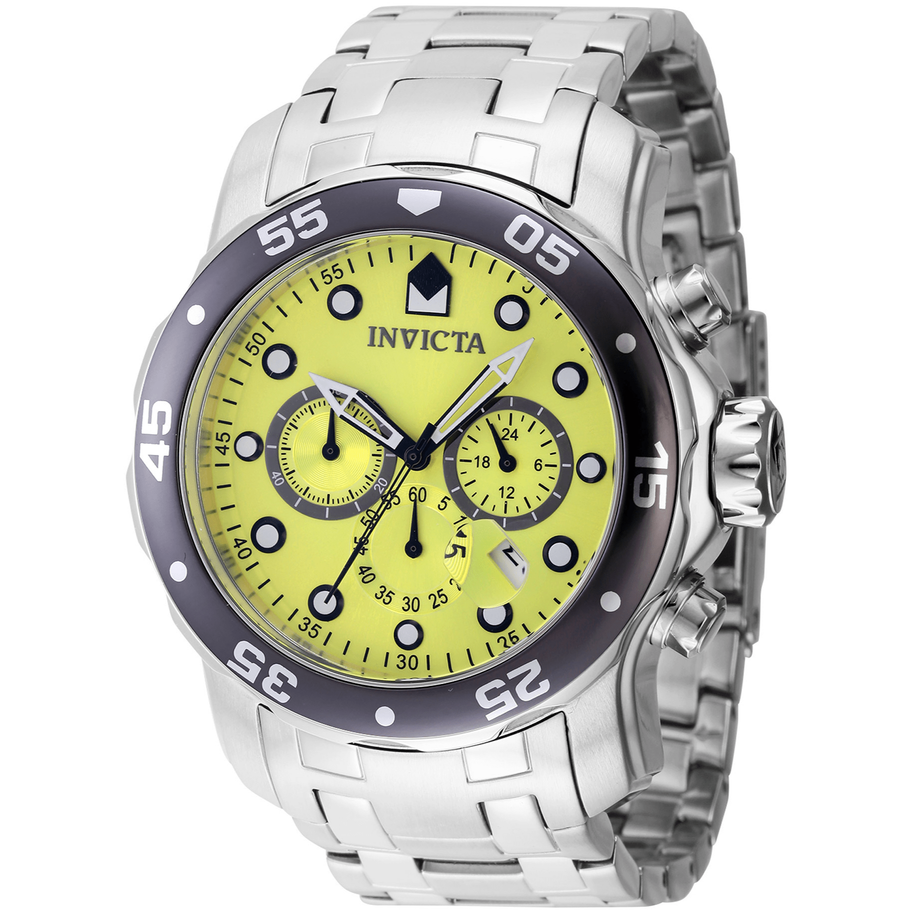 Invicta Quartz Herreur Gul Chronograph Ur 47561 - Urma.dk