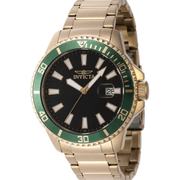 Invicta Quartz Herreur Guld/Sort Analog Ur 46138 - Urma.dk
