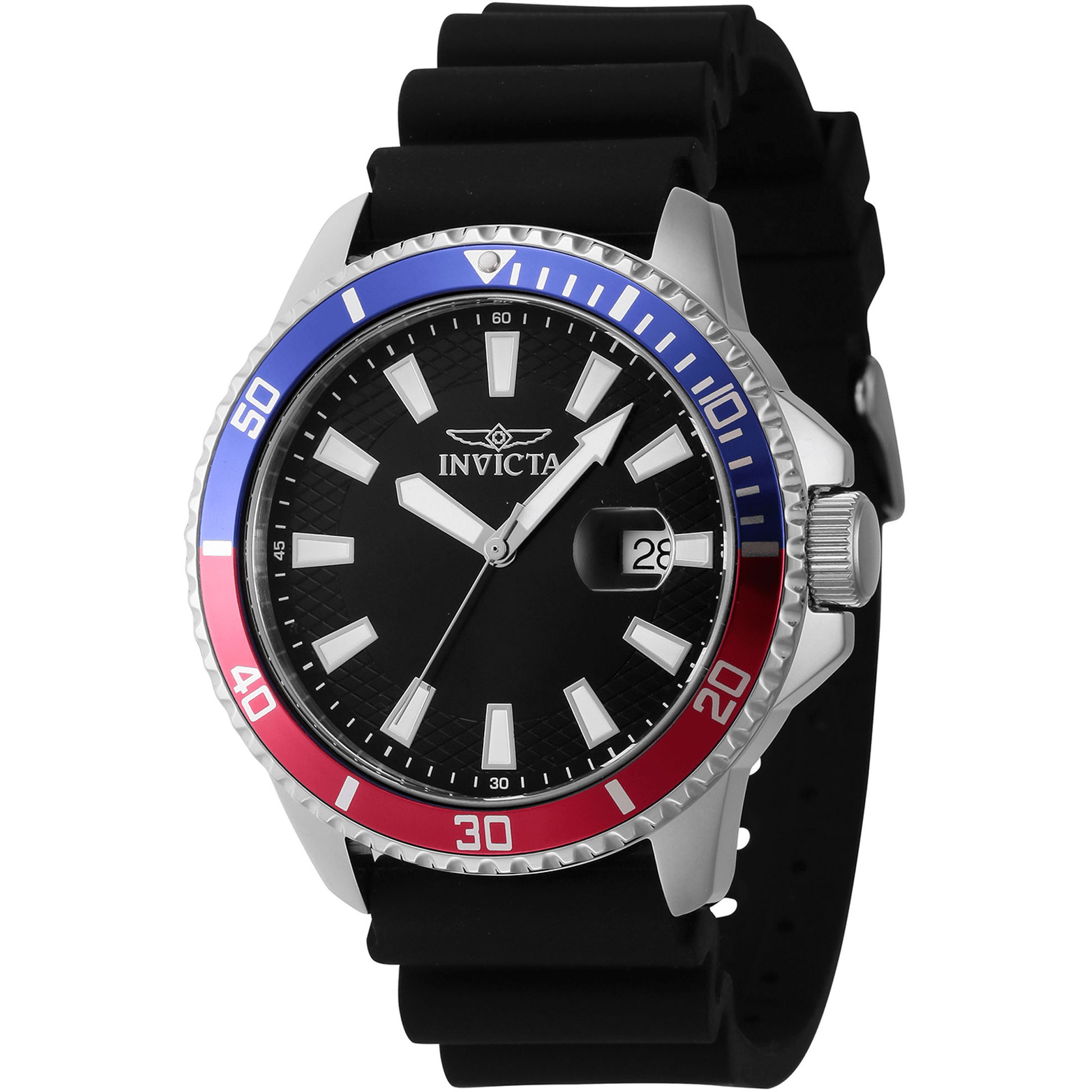 Invicta Quartz Herreur Rød/Blå Analog Ur 46131 - Urma.dk