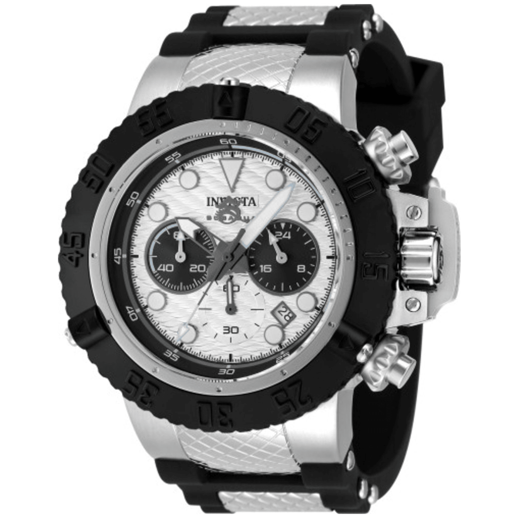 Invicta Quartz Herreur Sølvgrå Sort Chronograph Ur 47827 - Urma.dk