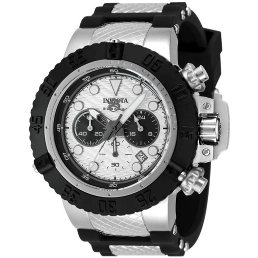 Invicta Quartz Herreur Sølvgrå Sort Chronograph Ur 47827 - Urma.dk