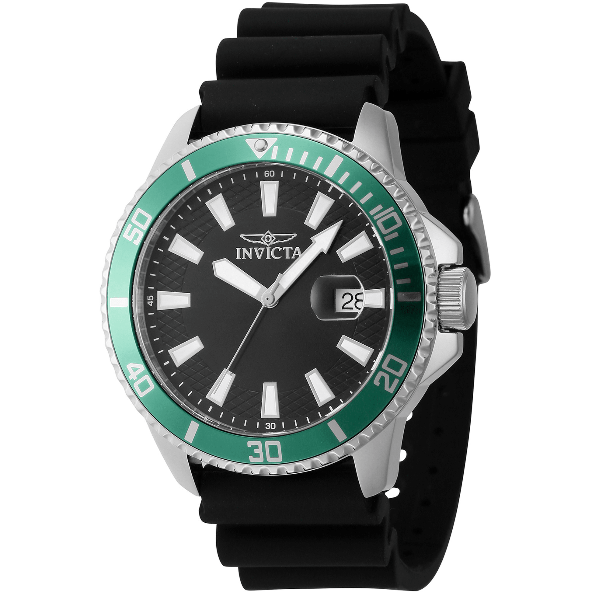 Invicta Quartz Herreur Sort Analog Ur 46129 - Urma.dk