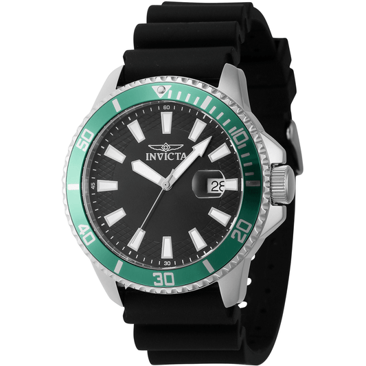 Invicta Quartz Herreur Sort Analog Ur 46129 - Urma.dk