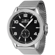 Invicta Quartz Herreur Sort Analog Ur 47134 - Urma.dk