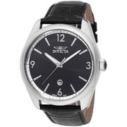 Invicta Quartz Herreur Sort Læder Casual Ur 47799 - Urma.dk