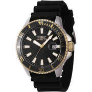 Invicta Quartz Herreur Sort/Guld Analog Ur 46132 - Urma.dk