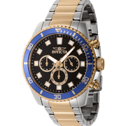 Invicta Quartz Herreur Sort/Guld/Sølv Kronograf Ur 46059 - Urma.dk