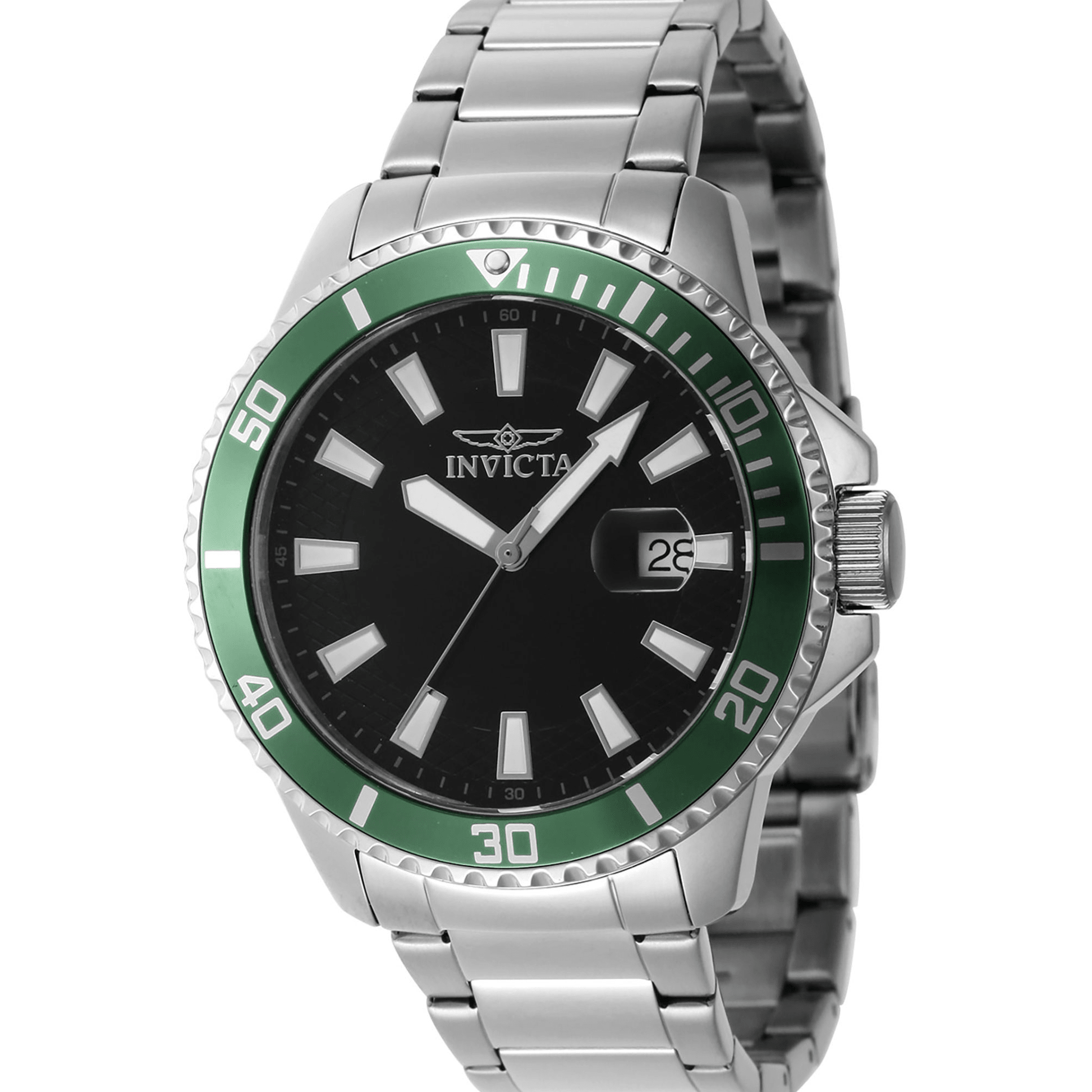 Invicta Quartz Herreur Sort/Sølv Ur 46075 - Urma.dk
