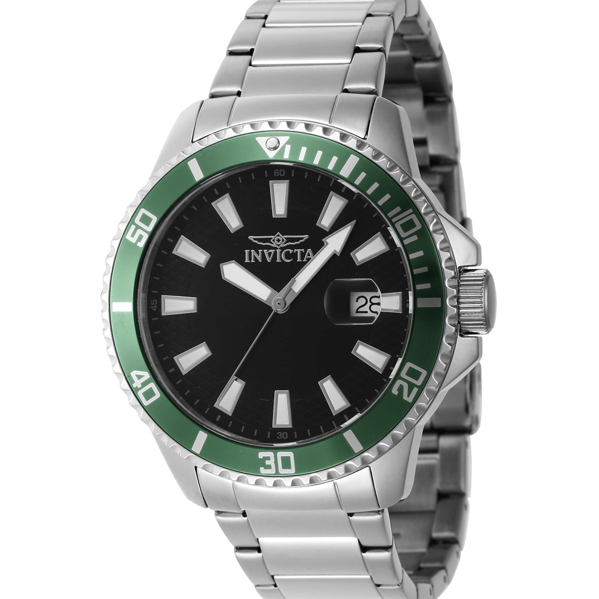 Invicta Quartz Herreur Sort/Sølv Ur 46075 - Urma.dk